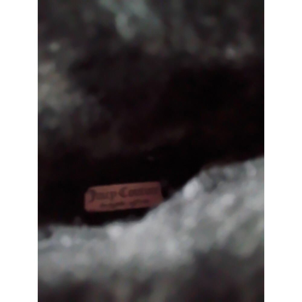 These black Juicy Couture Kursive cold weather boots feature cozy faux fur cuff - Picture 6 of 6
